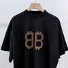 Balenciaga BB Logo Crypto T-Shirt Black 161512977 [P]