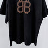 Balenciaga BB Logo Crypto T-Shirt Black 161512977 [P]