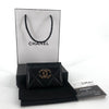CHANEL Lambskin 19 Gold-Plated Card Holder Wallet 161513219 [P]