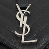 Saint Laurent Envelope Chain Shoulder Bag Black Medium 600185 161543925 [P]