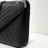 Saint Laurent Envelope Chain Shoulder Bag Black Medium 600185 161543925 [P]