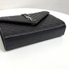 Saint Laurent Envelope Chain Shoulder Bag Black Medium 600185 161543925 [P]