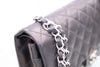 CHANEL Classic Medium Lambskin Silver Chain Shoulder Bag 161567037 [P]