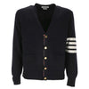 Thom Browne Diagonal Armband Milano Stitch Cardigan Navy 25SS 00219 415 126232566 [P]