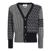 THOM BROWNE Strickjacke mit Twist-Kabel in Grau MKC486F Y1506 035 61678333 [P]