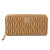 Miu Miu Large Matelassé Napa Leather Wallet 156137810 [P]