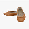 Porselli Leather Flat Shoes 95 Tan 160316192 [P]
