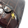 Aigner Embossed Brown Tote Bag 5SIGB15260 138571222 [P]