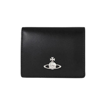 Vivienne Westwood Smooth Leather Wallet Black 161685150 [P]