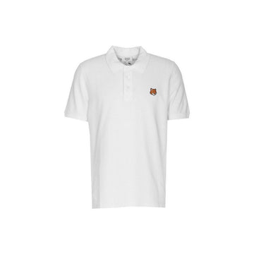 Maison Kitsune Fox Head Patch Collar T-Shirt White 161685726 [P]
