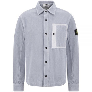 STONE ISLAND オーガニックコットンコーデュロイ800オーバーシャツ 161483039 [P]