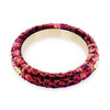 CHANEL Coco Mark Tweed Pink Bangle Bracelet 5VCHA33953 139641479 [P]