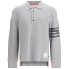 THOM BROWNE 26SS テクスチャードピケ 4-Bar ロングスリーブポロ 160989724 [P]