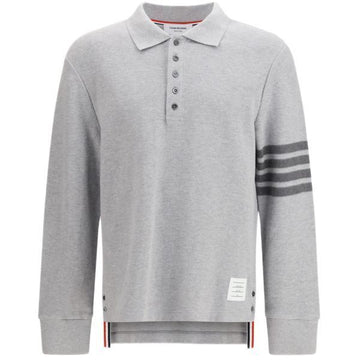 THOM BROWNE 26SS テクスチャードピケ 4-Bar ロングスリーブポロ 160989724 [P]