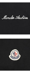 Moncler Men's Logo Embroidered Lettering T-Shirt (Black) 8C00015 89AYY 999 152600751 [P]