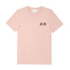 MAISON KITSUNE Doppelter Fuchs Kopf Damen T-Shirt kurzarm 156581260 [P]