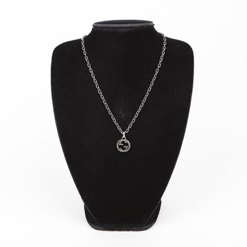 Gucci Interlocking G Silver Necklace 159753541 [P]