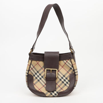 Burberry Haymarket Check Hobo Shoulder Bag 161407185 [P]
