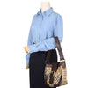 Burberry Haymarket Check Hobo Shoulder Bag 161407185 [P]