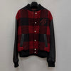 Louis Vuitton Black Red Damier Varsity Bomber Jacket (110) 161769064 [P]