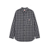 Danton Men's Check Work Shirt Charcoal Gray DT-B0398-GCO 154327246 [P]