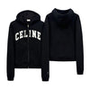 Celine Hooded Zip-Up Sweatshirt 161770097 [P]
