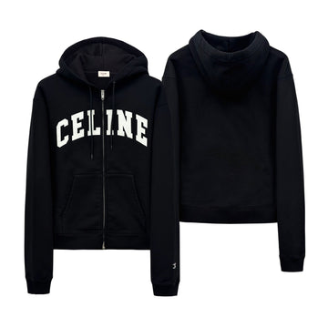 Celine Hooded Zip-Up Sweatshirt 161770097 [P]