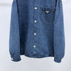 PRADA [S+]/XL Padded Denim Jacket mit Triangel-Logo 161771279 [P]