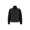 MONCLER ロゴパッチニットミックス軽量パディングジャケットブラック9B50700A9341999 159272365 [P]