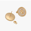 Versace Medusa Crystal Stud Earrings 161815302 [P]