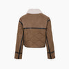 MaxMara GESSATI Shearling Collar Jacket 160107746 [P]
