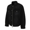 Celine Cotton Denim Loose Fit Trucker Black Jacket 154772093 [P]