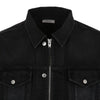 Celine Cotton Denim Loose Fit Trucker Black Jacket 154772093 [P]