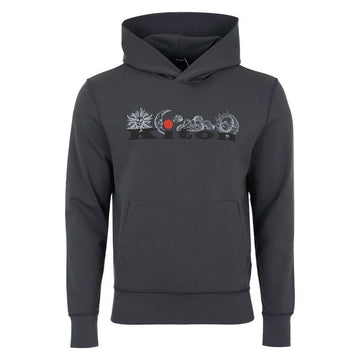 KITON Hoodie mit Logo und Planetendruck 64446650 [P]