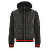 KITON UMK0319 ブラック キルティング パディング ジップアップ トラックスーツ セットアップ 59641193 [P]