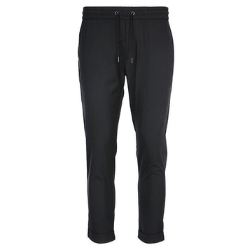 KITON Banded Trousers Schwarze Hose 01 37601108 [P]