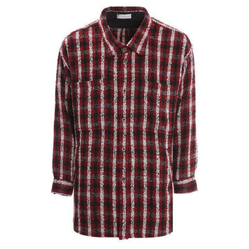 FAITH CONNEXION Klassisches Button Rot Karierter Hemd 33038826 [P]