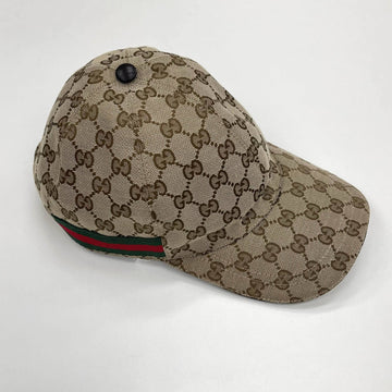 GUCCI Web Original GG Canvas Unisex Hut Größe L 161835341 [P]
