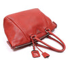 Prada Red Vitello Daino Triangle Logo Tote Bag 161835597 [P]