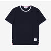 THOM BROWNE Streifen-Kontrast-Ringer Herren T-Shirt 150277233 [P]