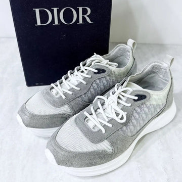 DIOR B25 ランナー スニーカー グレー スエード 161842157 [P]