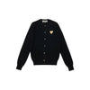 Comme Des Garcons Gold Heart Patch Cardigan Black 159677192 [P]