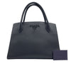PRADA サフィアーノレザー ミディアム トートバッグ ブラック 1BA155 158329273 [P]