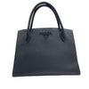PRADA サフィアーノレザー ミディアム トートバッグ ブラック 1BA155 158329273 [P]