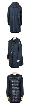 Moncler Women's MEUDON 3-in-1 Hooded Padded Jacket (Navy) 1C00001 598B8 778 126932317 [P]