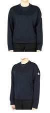 Moncler Women's Embroidered Logo Sweatshirt (Navy) 8G00016 89A1K 778 127449614 [P]