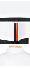 Moncler Men's Woven Patch Side Stripe PK Short Sleeve (Ivory) 8A00026 89A16 034 130756475 [P]