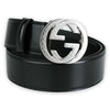 Gucci Men's Interlocking G Buckle Belt (Black) 812255 0YA0N 1000 132808892 [P]