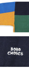 BOBO CHOSES キッズ タイル カラーブロック ニット(マルチ) B225AC110 991 147641369 [P]