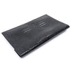 Saint Laurent Black Crocodile Embossed Uptown Small Envelope Clutch 565739 161876503 [P]